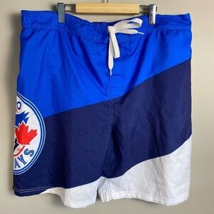 MLB Toronto Blue Jays Men's Logo Board Shorts Swim Trunks Size X-large